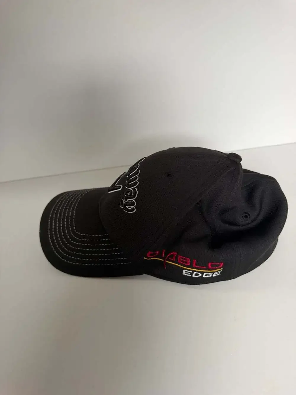 Callaway Diablo Edge Tex Flex Black Golf Hat Cap